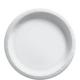 White Extra Sturdy Paper Lunch Plates, 8.5in, 20ct